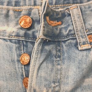 H & M Boyfriend Denim Shorts